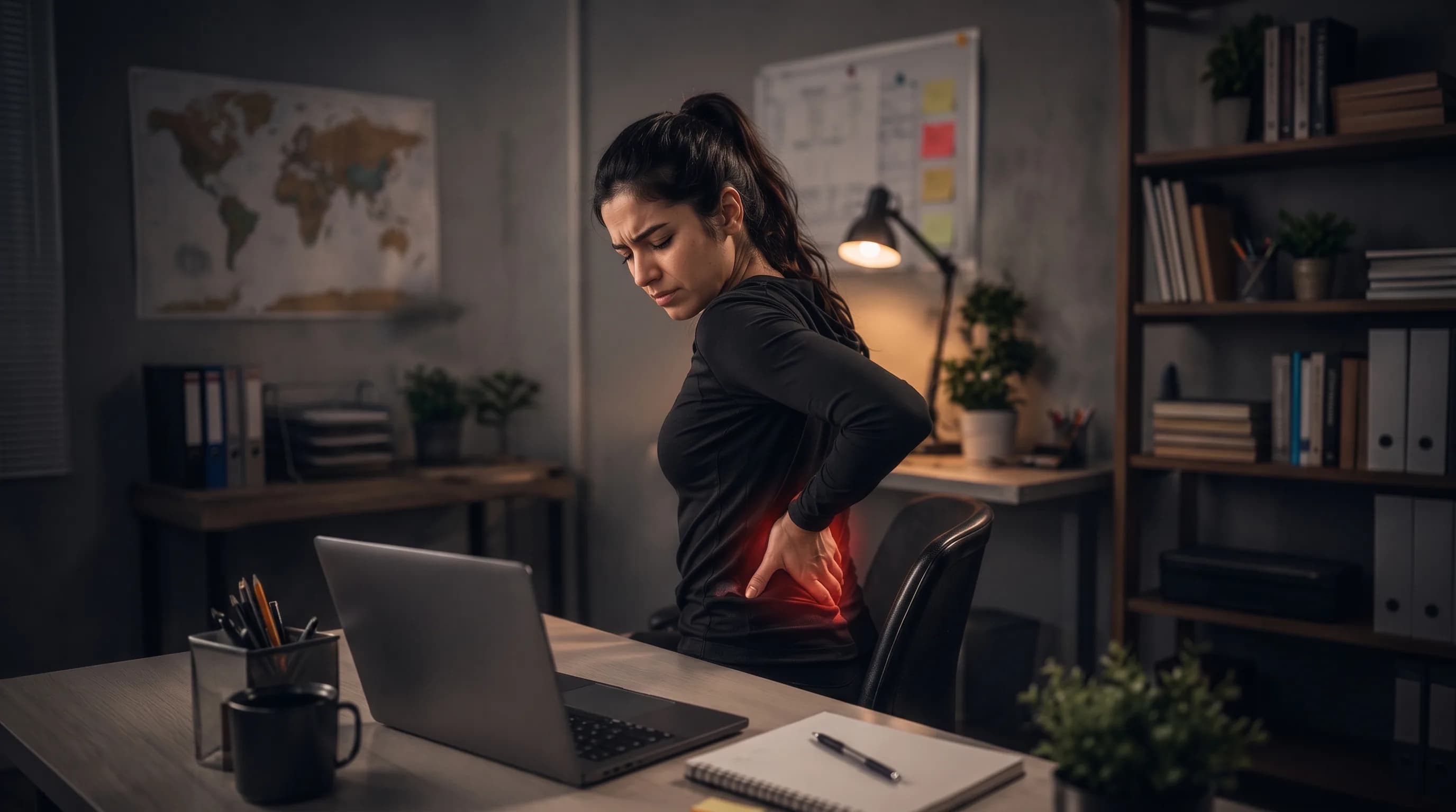 Workspace Back Pain Discomfort